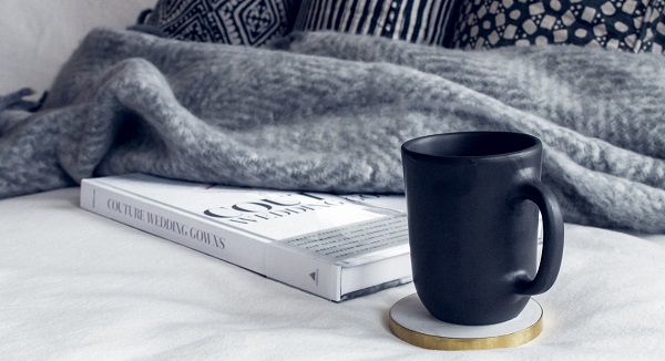 A warm sofa in a cosy living room
