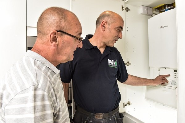 What is the correct pressure for a boiler?
