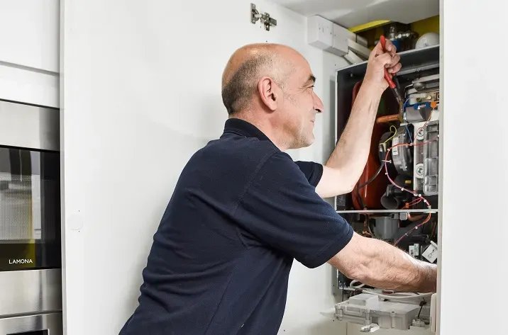 BASI plumber working on a Yorkshire customer home